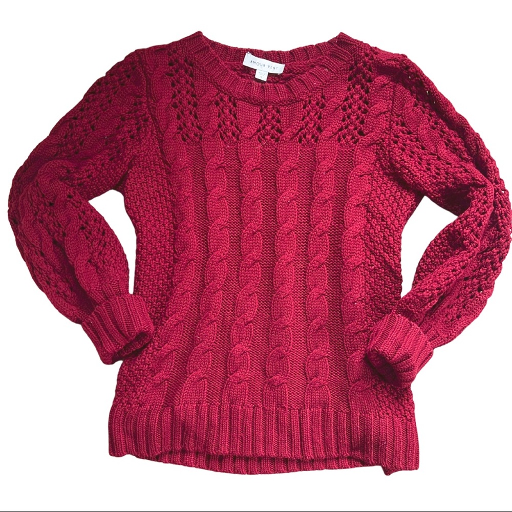 Amour Vert Chunky Knit Sweater